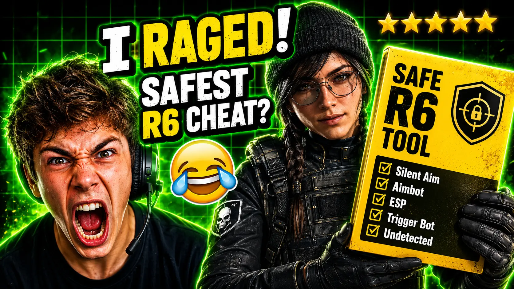 Rainbow Six Siege gameplay video preview featuring the CheatArmy R6 menu